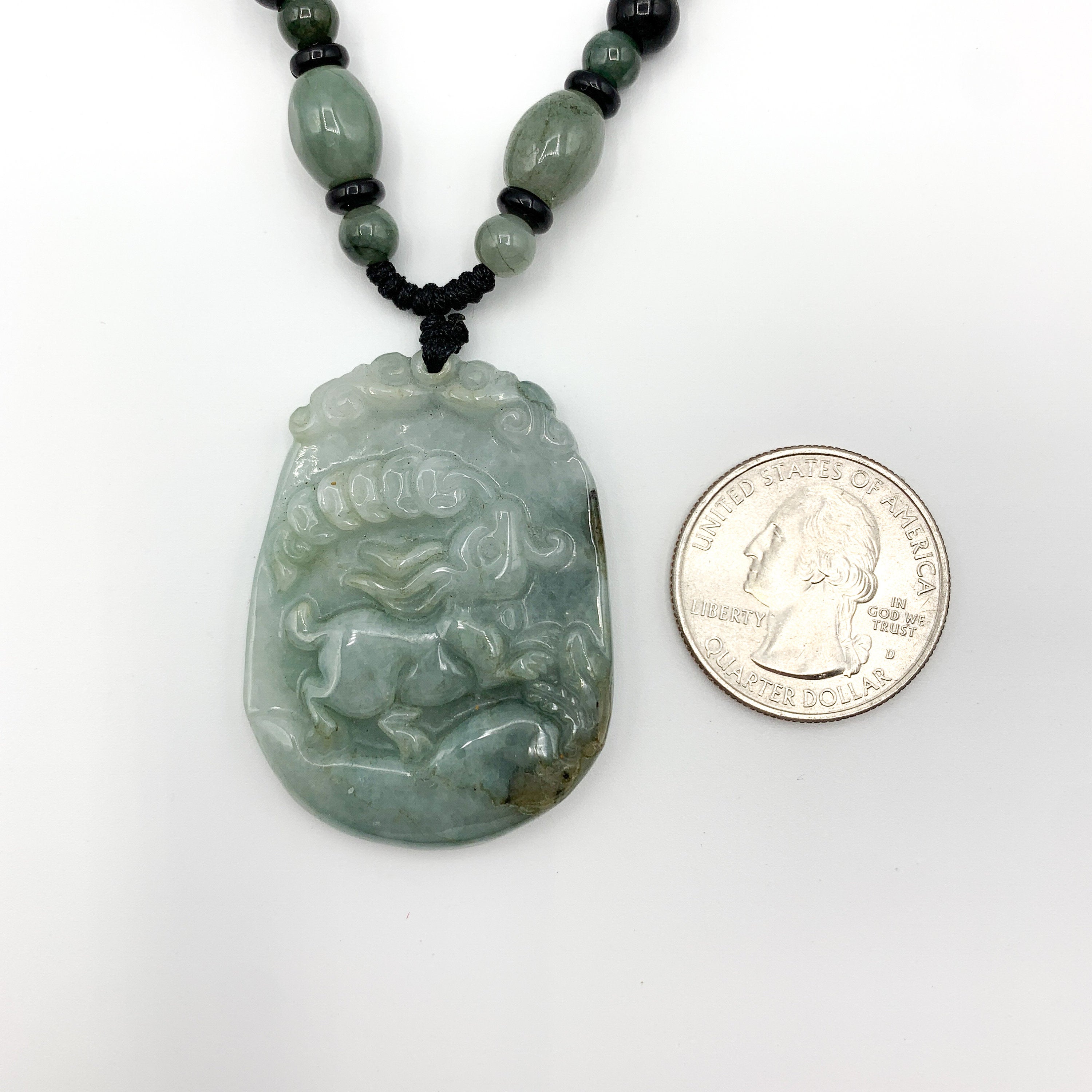 Buy Real Green Jade Ox Necklace, Personalized Engraved Named Pendant,  Chinese Zodiac Year of Cow Charm, Grade A Jadeite Carving Gift Men Women  Online in India - Etsy